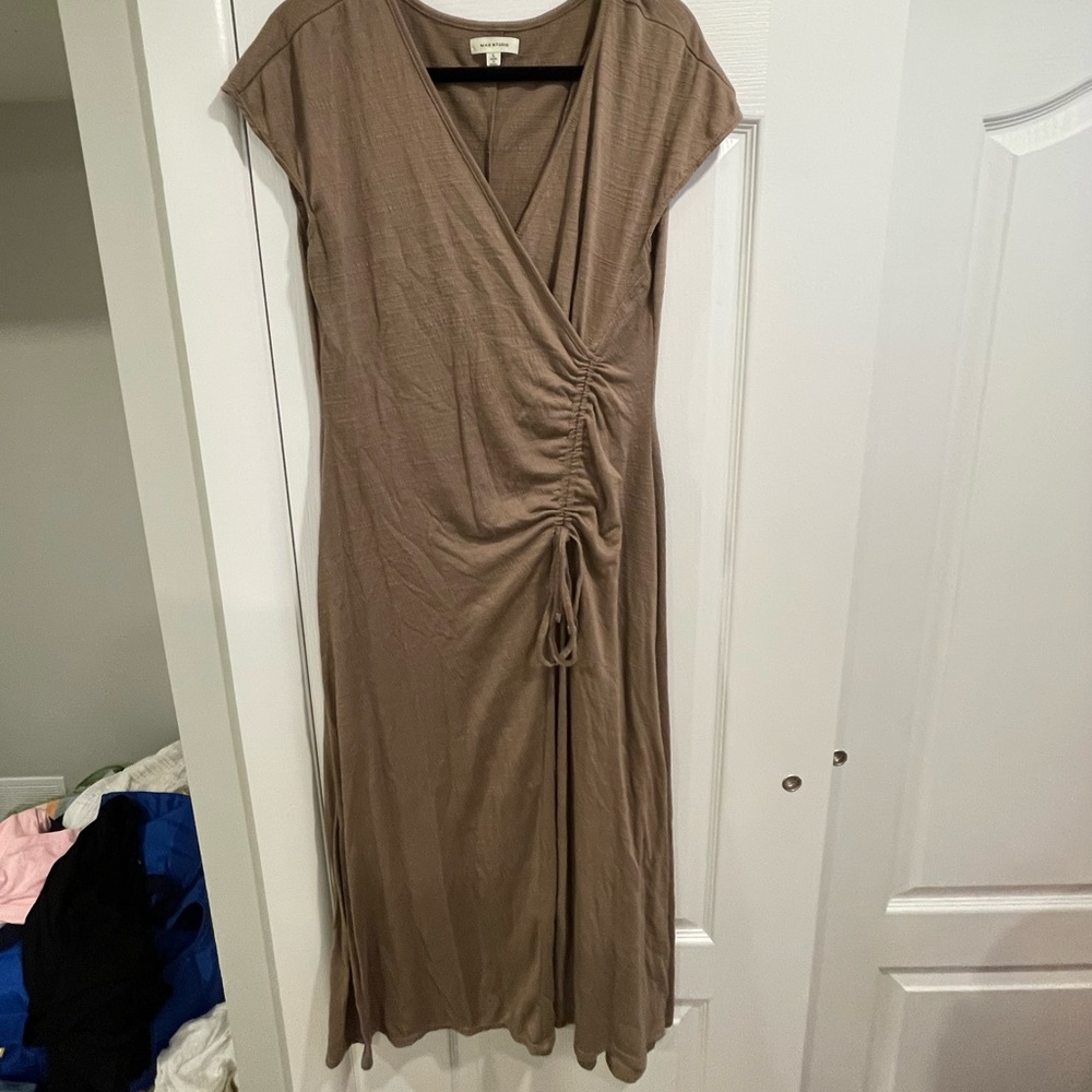 Faux wrap dress